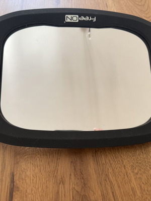 Free On Car Mirror for Baby like new with light and 360 neck