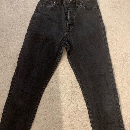 Salt and Pepper Jeans Gia button free size 25 like new, black
