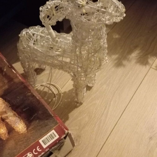 Christmas lighted reindeer used