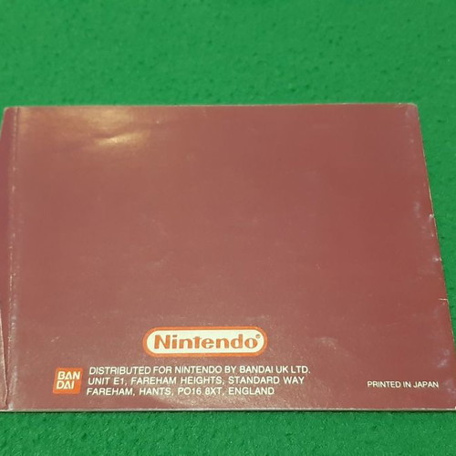 Radar Mission Manual Gameboy used, good condition, UKV