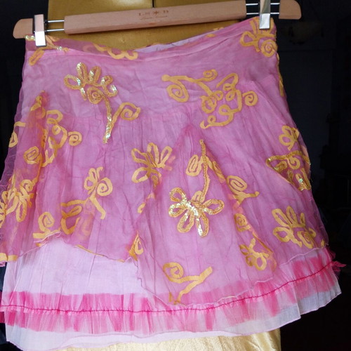 Allo Italian skirt new, pink, size M