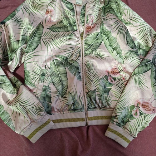 H&M Girls' Jacket like new, colorful, sizes 128-140 cm
