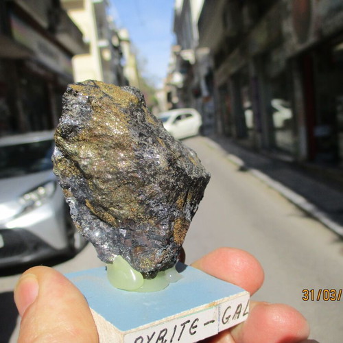 Sphalerite Pyrite Galena Mineral new Greek