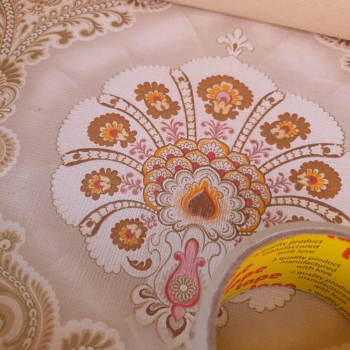 Wallpaper used, English, two rolls