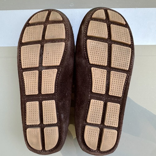 GANT children's suede moccasins size 28 like new, brown leather