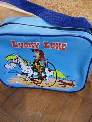 Συλλεκτικό παιδικό τσαντάκι Lucky Luke μεταχειρισμένο