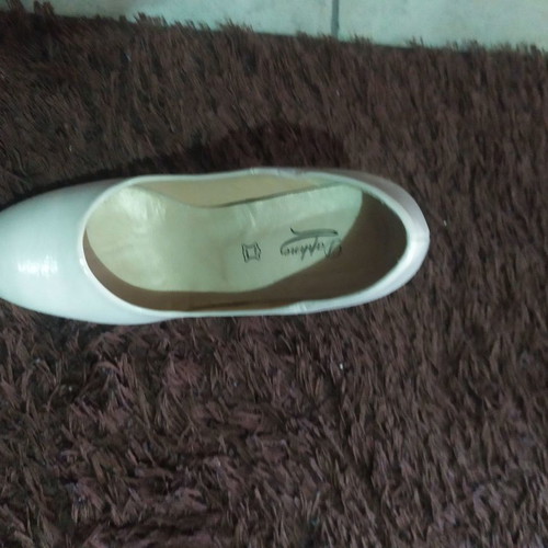 Leather pumps used, beige, size 37, Italian
