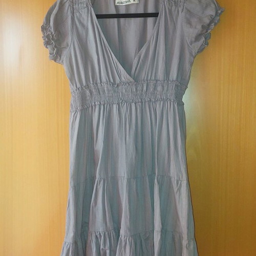 Dress gray like new, size M, above the knee