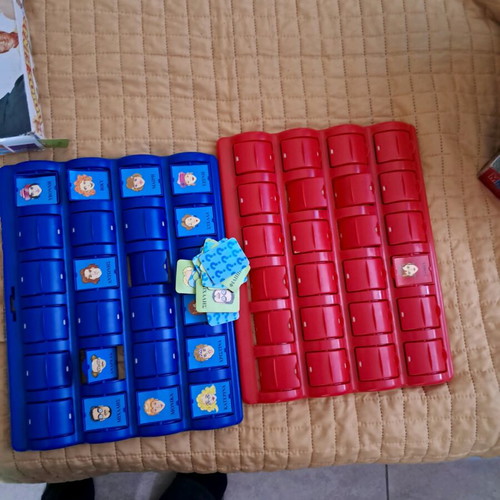 Who Is? board game used with 18/24 cards