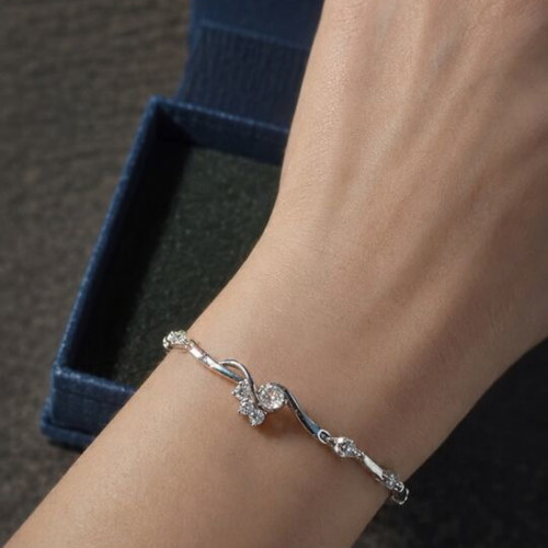 Silver 925 bracelet with phenites like new, made in Greece
