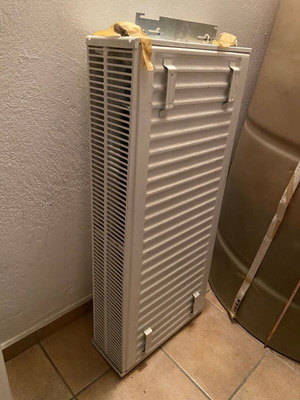 Radiator two bodies like new, dimensions 90x40x15 and 75x40