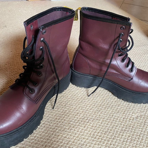 Commanchero boots used, red, size 38
