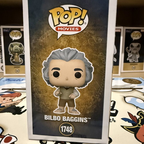 Funko POP Movies Bilbo Baggins Vinyl Figure new, Funko Shop Exclusive