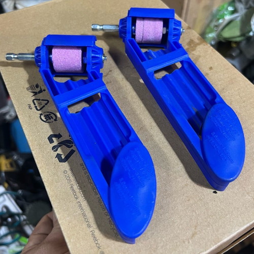 Drill bit sharpeners used, set of two
