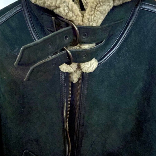 Sheepskin Original Jacket size M like new, brown with beige fur