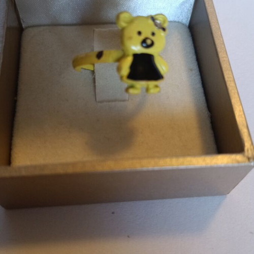 Children's ring used, metal, yellow