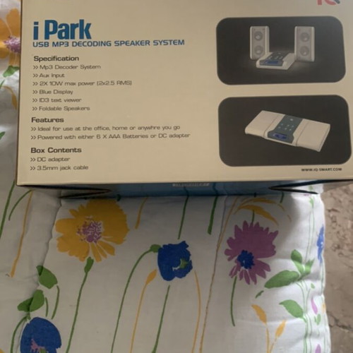 IQ MPD-350 portable speaker system new USB MP3