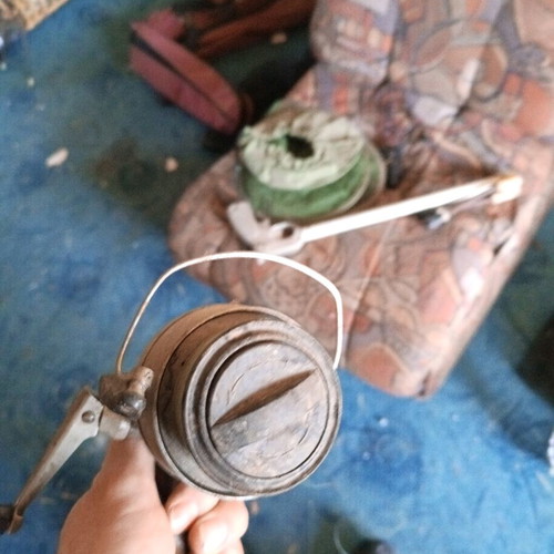 Delfin fishing reel used, retro Soviet copy of Bretton 807