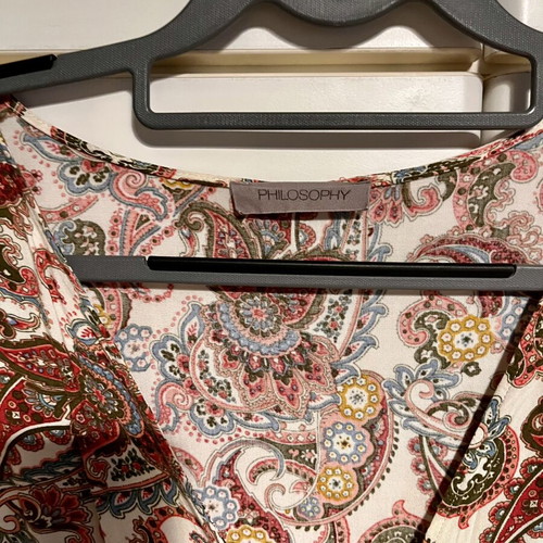 Philosophy women's maxi dress paisley print, like new