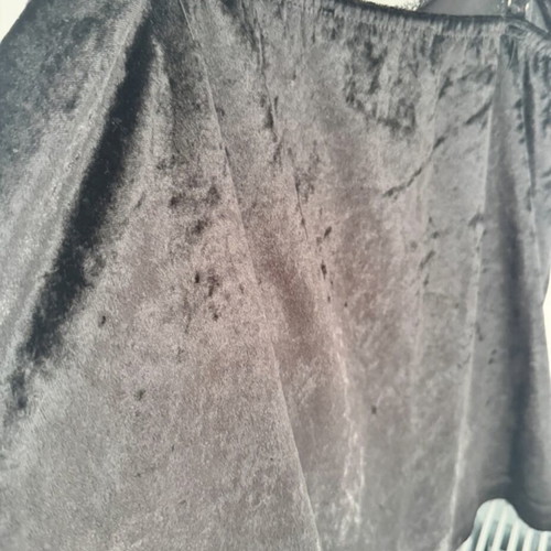Anel Velvet Lingerie Top S Like New Black With Lace