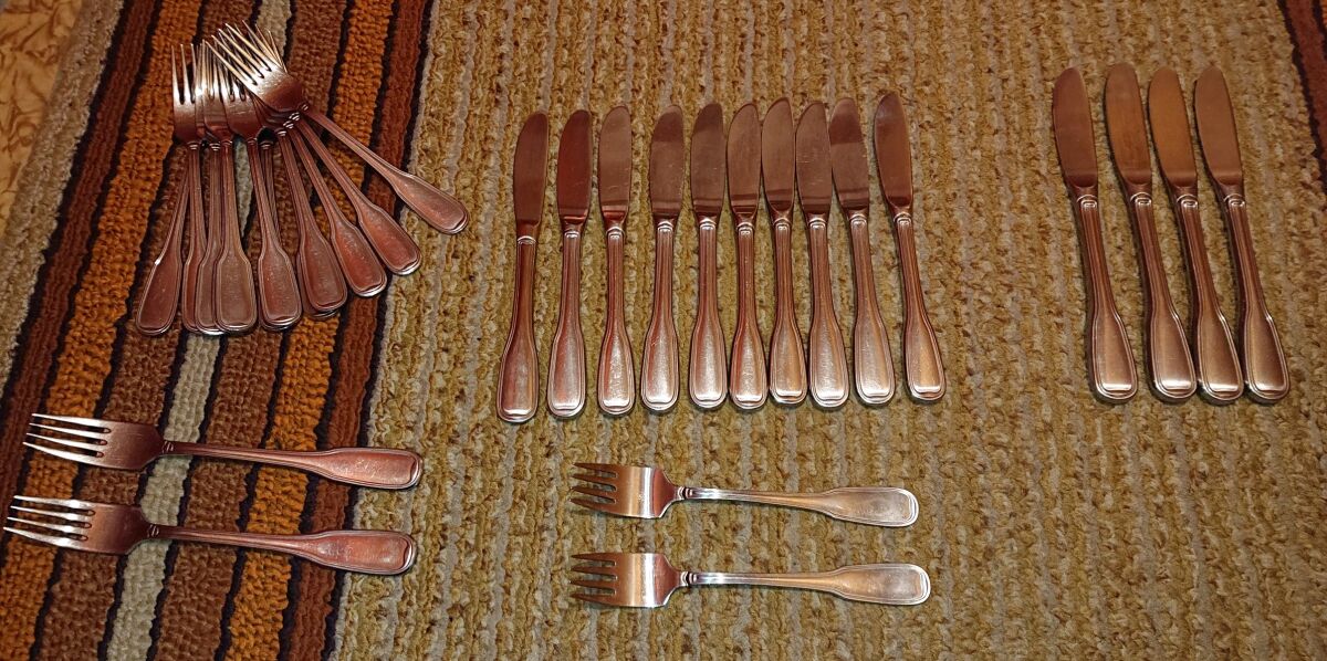 Gense 18p Swedish cutlery カトラリー セット Gense Sweden 18/8 cutlery set, 68… - € 180,00 - Vendora.cy