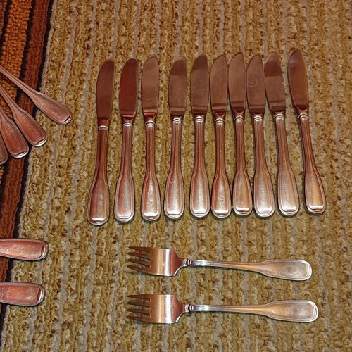 Gense Sweden 18/8 cutlery set, 68 pieces, used