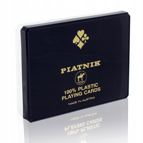 Double Piatnik Playing Cards 100% Plastic New