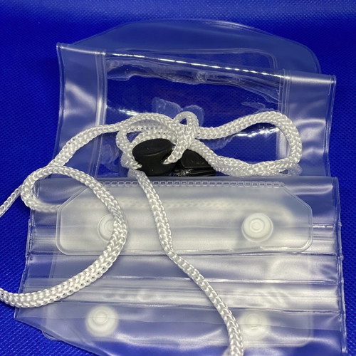 Waterproof String 5.5" phone case transparent new, sealed