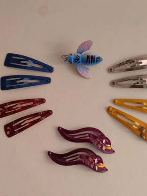 Vintage hair clips set of 11 pieces, new