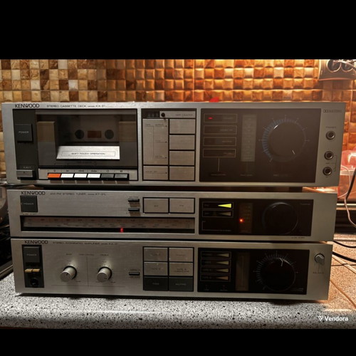 Kenwood hi-fi set with amplifier KA-31, tuner KT-31L, cassette deck KX-31