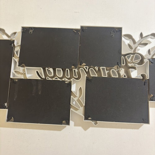 Plastic photo frame Family with 6 openings, like new