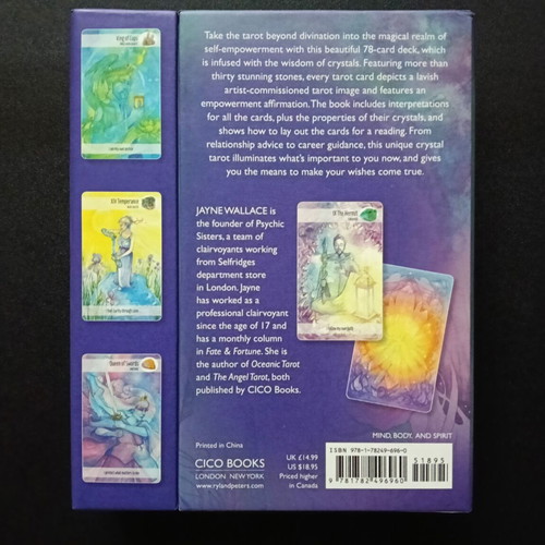 Crystal Power Tarot deck by Jayne Wallace like new