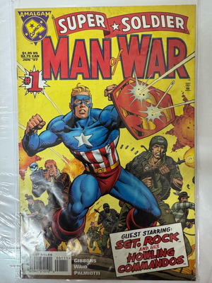 Amalgam Comics Super Soldier Man of War Issue #1 like new