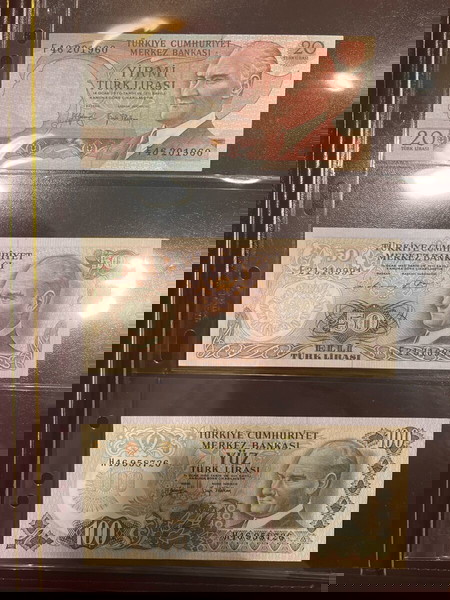 Χαρτονομίσματα Ακυκλοφόρητα (UNC) Τουρκία