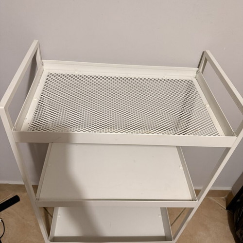IKEA NISSAFORS trolley white, good used condition