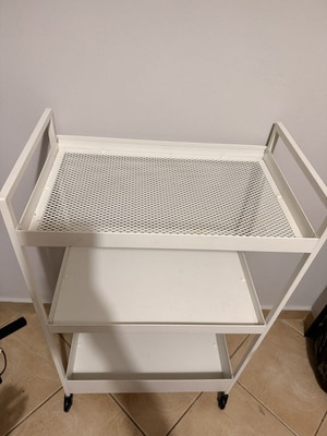 IKEA NISSAFORS trolley white, good used condition