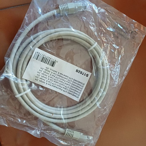 Ethernet cable Cat 6 UTP, 2 meters, sealed