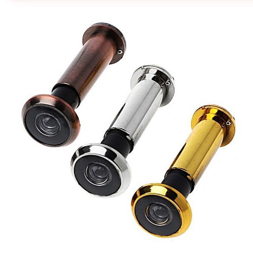 Door peephole with cover new, 220-degree view, 3 colors