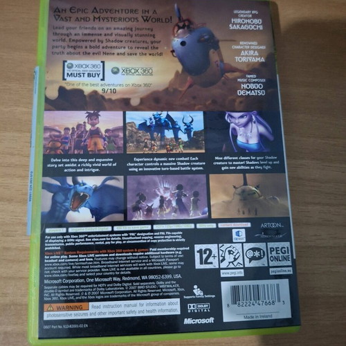 Blue Dragon Xbox 360 like new