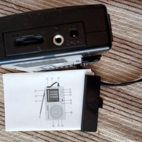Portable radio FM AM MW SW TV new, black