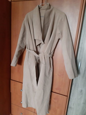 Παλτό καινούργιο καφέ με ζωνάκι, one size