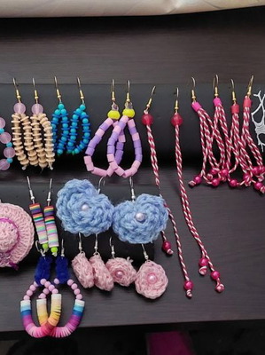 Handmade earrings new, unworn