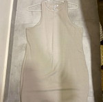 Καλοκαιρινό φόρεμα H&M μπεζ basic με κοψίματα καινούργιο αφόρετο