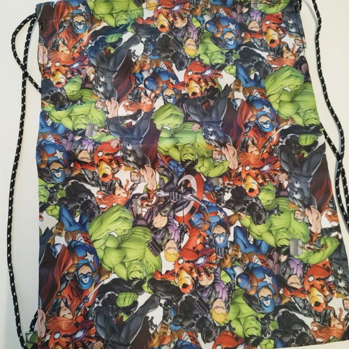 Marvel drawstring bag from H&M like new, colorful