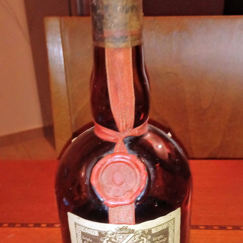 Grand Marnier collectible bottle from A. Metaxa dealership Piraeus