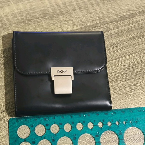 DKNY wallet black faux leather like new