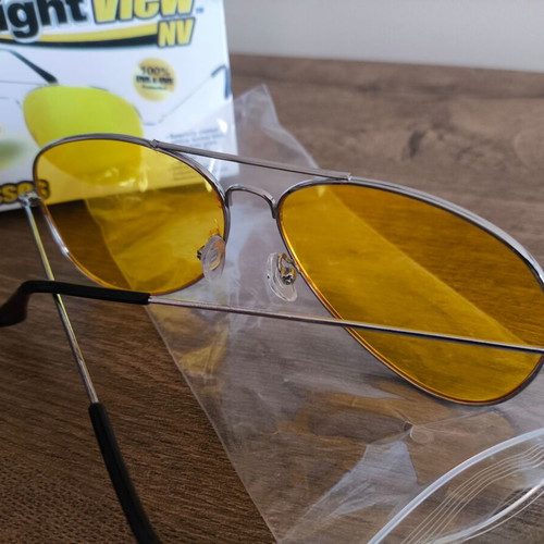 HD Vision Fog and Night Driving Glasses new, yellow