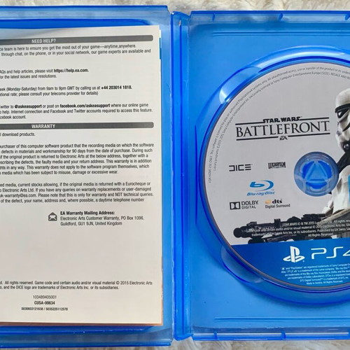 PS4 Battlefront complete like new
