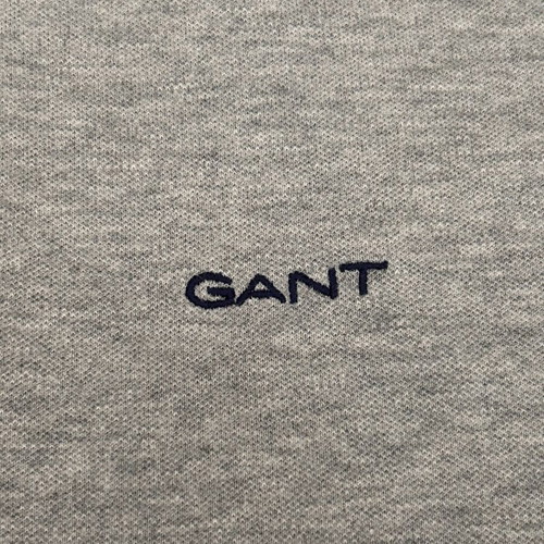 Gant Men Contrast Pique Polo Shirt L like new, gray