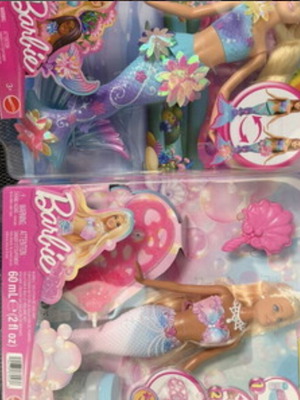 Barbie Mermaid Dolls New with Changeable Tails and Bubble Feature